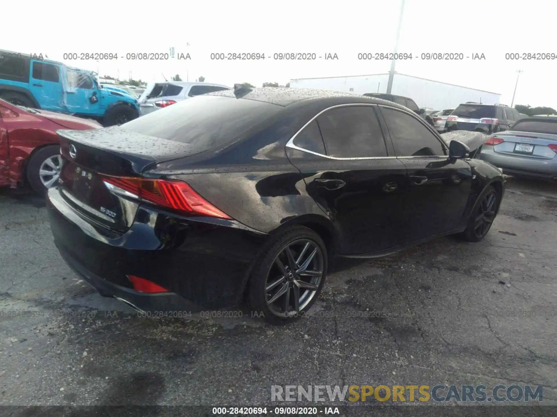 4 Photograph of a damaged car JTHGA1D27L5102768 LEXUS IS 2020