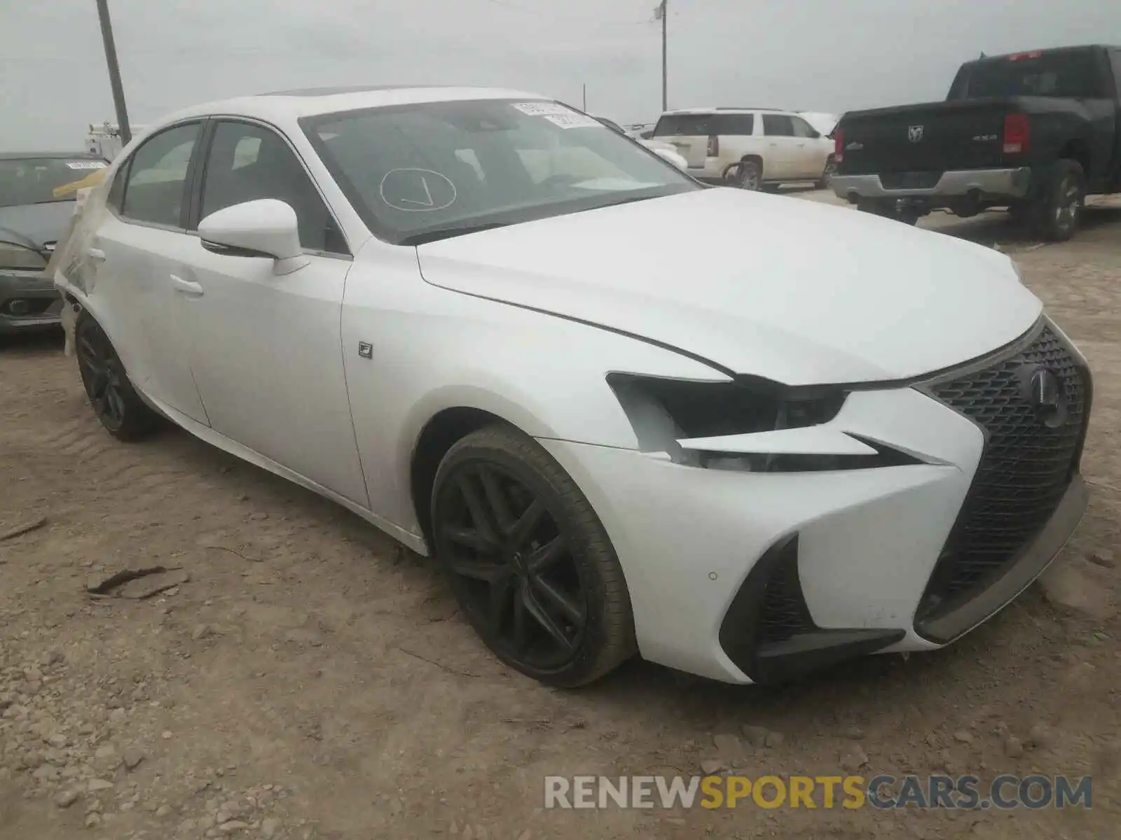 1 Photograph of a damaged car JTHGA1D28L5109065 LEXUS IS 2020