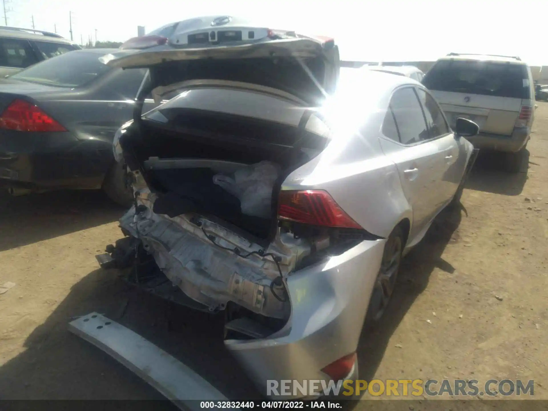 4 Photograph of a damaged car JTHGA1D29L5101153 LEXUS IS 2020