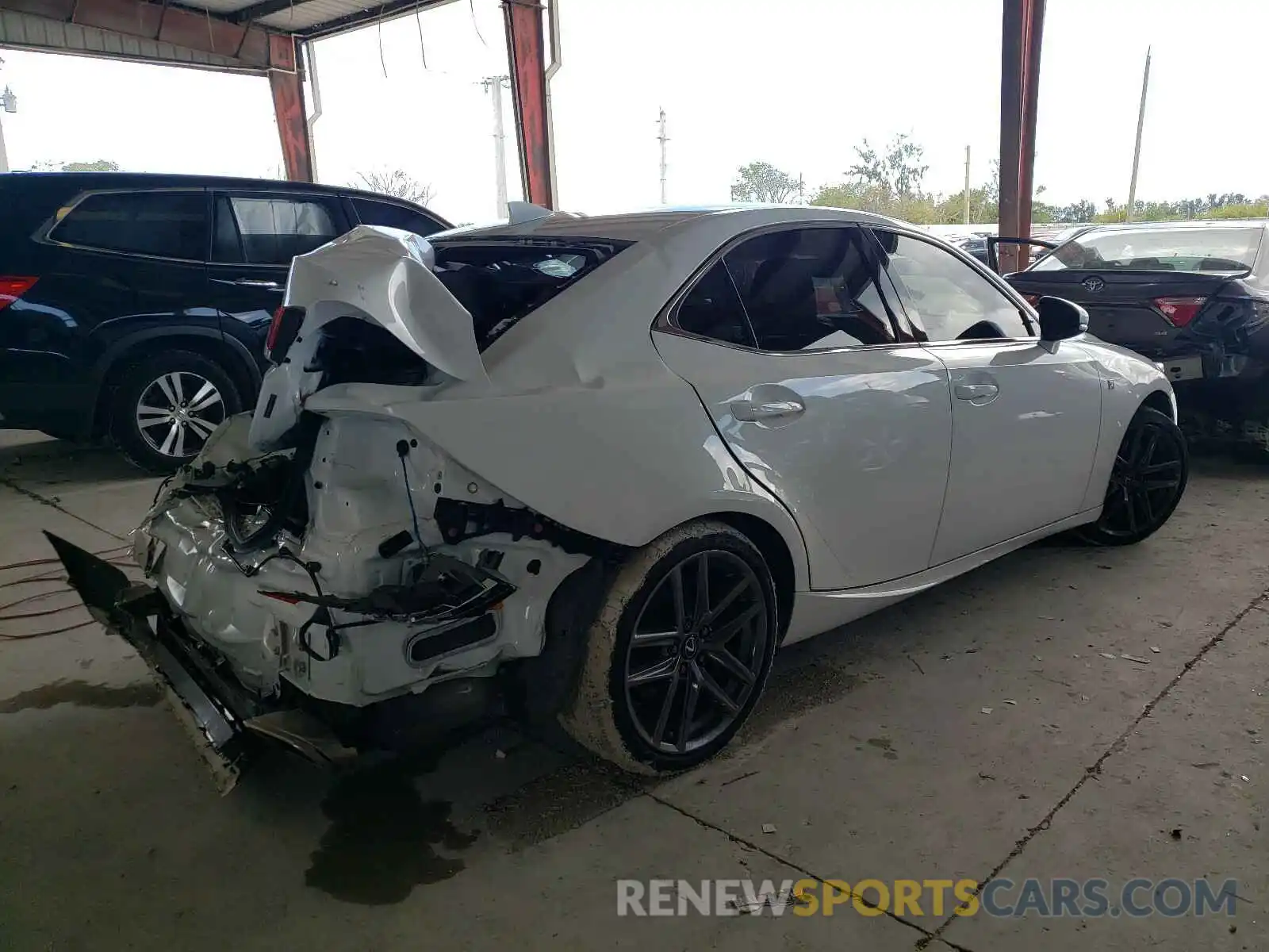 4 Photograph of a damaged car JTHGA1D29L5103243 LEXUS IS 2020