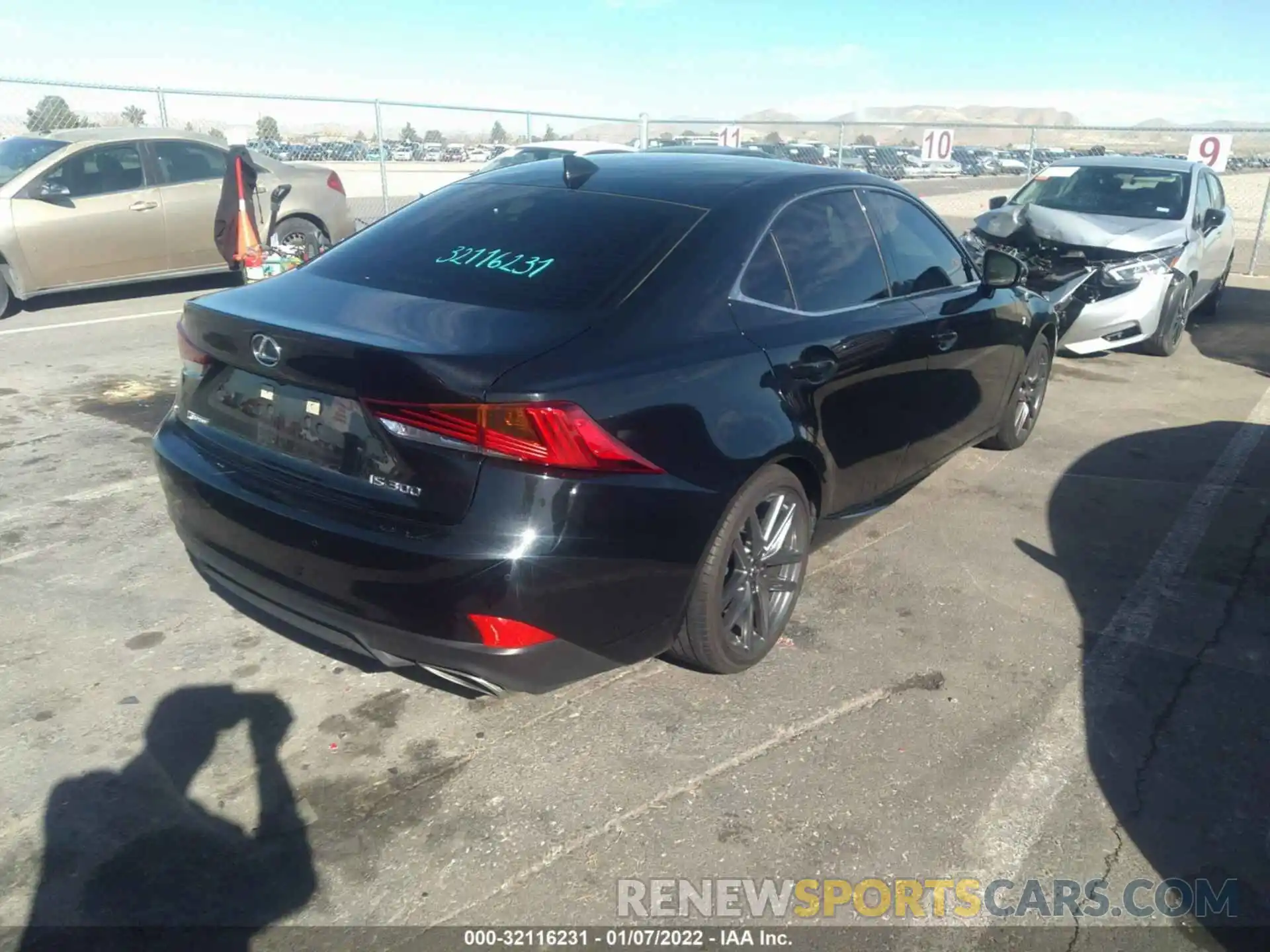 4 Photograph of a damaged car JTHGA1D29L5108037 LEXUS IS 2020