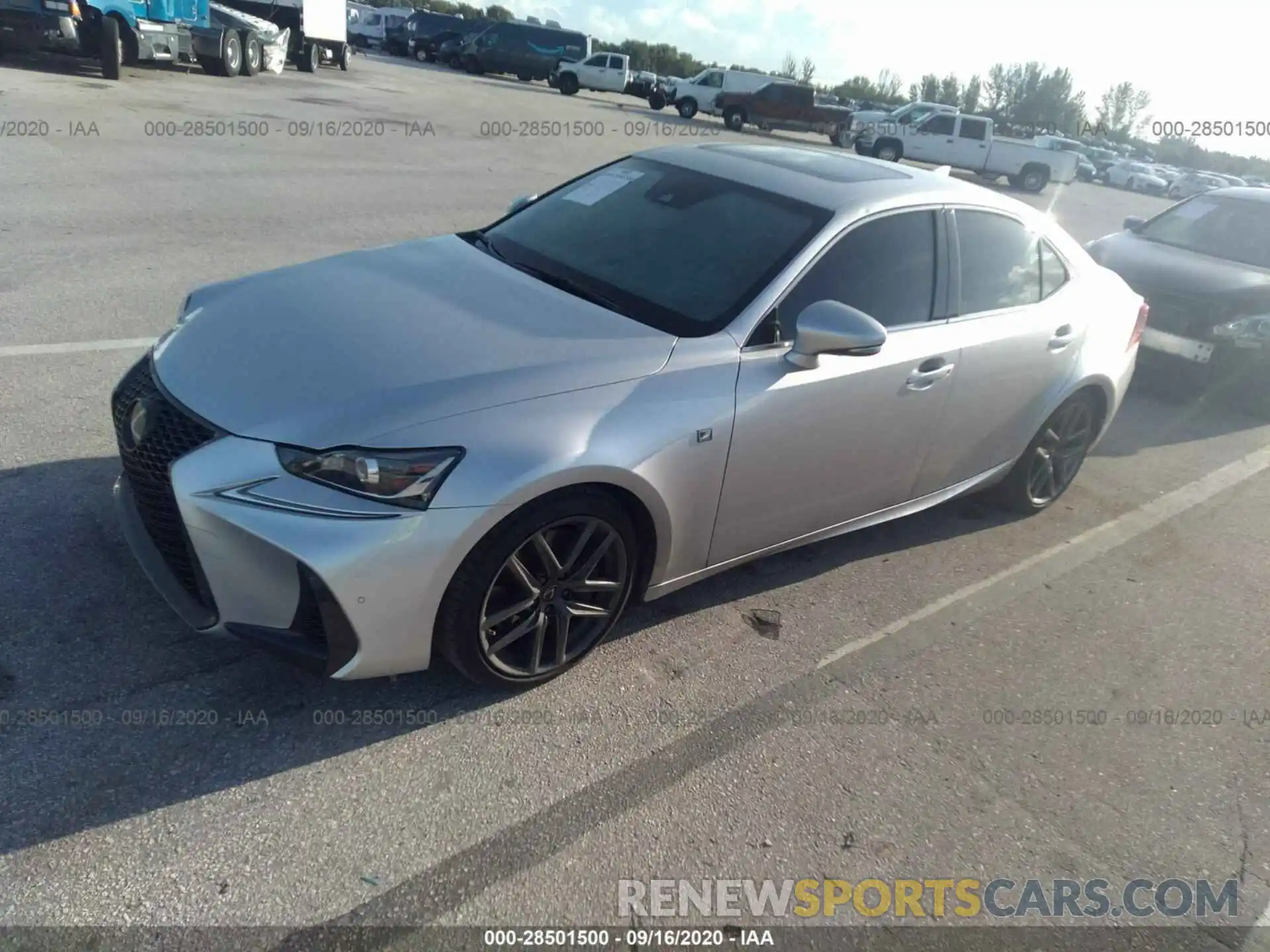 2 Photograph of a damaged car JTHGA1D2XL5102134 LEXUS IS 2020