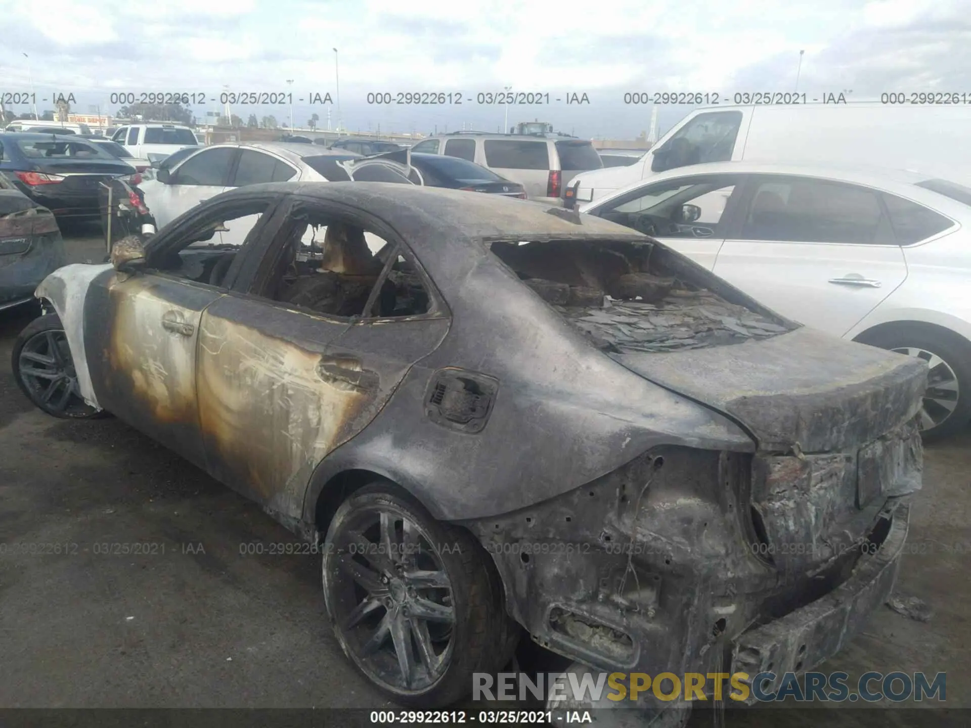 3 Photograph of a damaged car JTHGA1D2XL5103333 LEXUS IS 2020