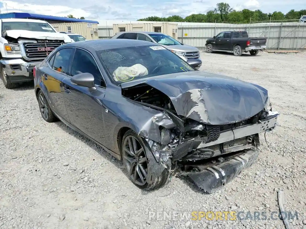 1 Photograph of a damaged car JTHGA1D2XL5107091 LEXUS IS 2020