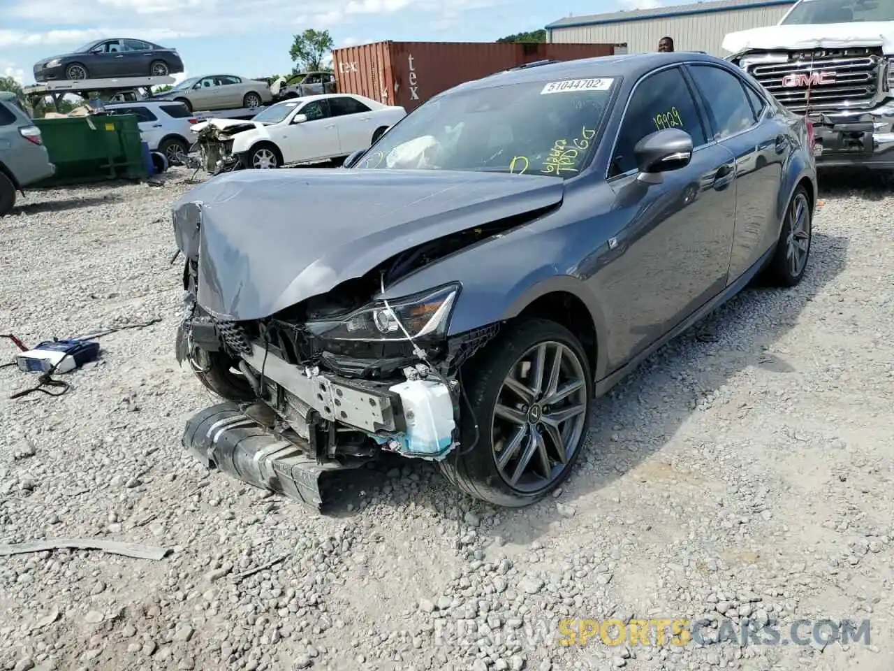 2 Photograph of a damaged car JTHGA1D2XL5107091 LEXUS IS 2020