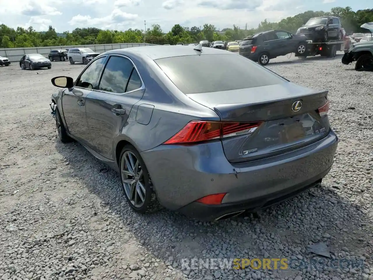 3 Photograph of a damaged car JTHGA1D2XL5107091 LEXUS IS 2020