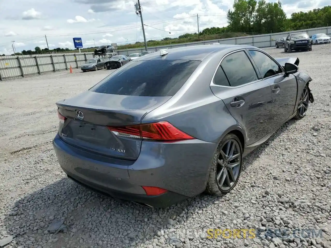 4 Photograph of a damaged car JTHGA1D2XL5107091 LEXUS IS 2020