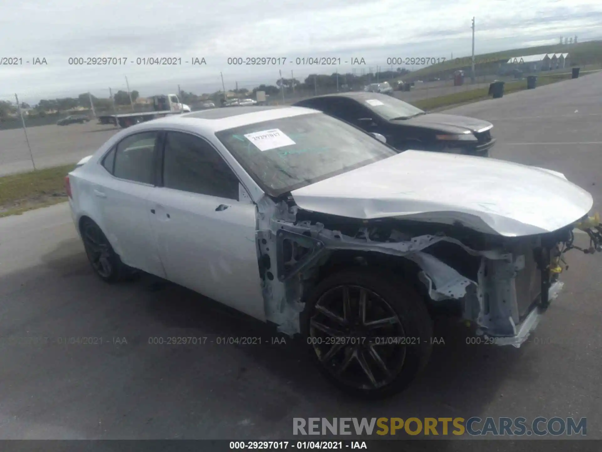 1 Photograph of a damaged car JTHGZ1B20L5036592 LEXUS IS 2020