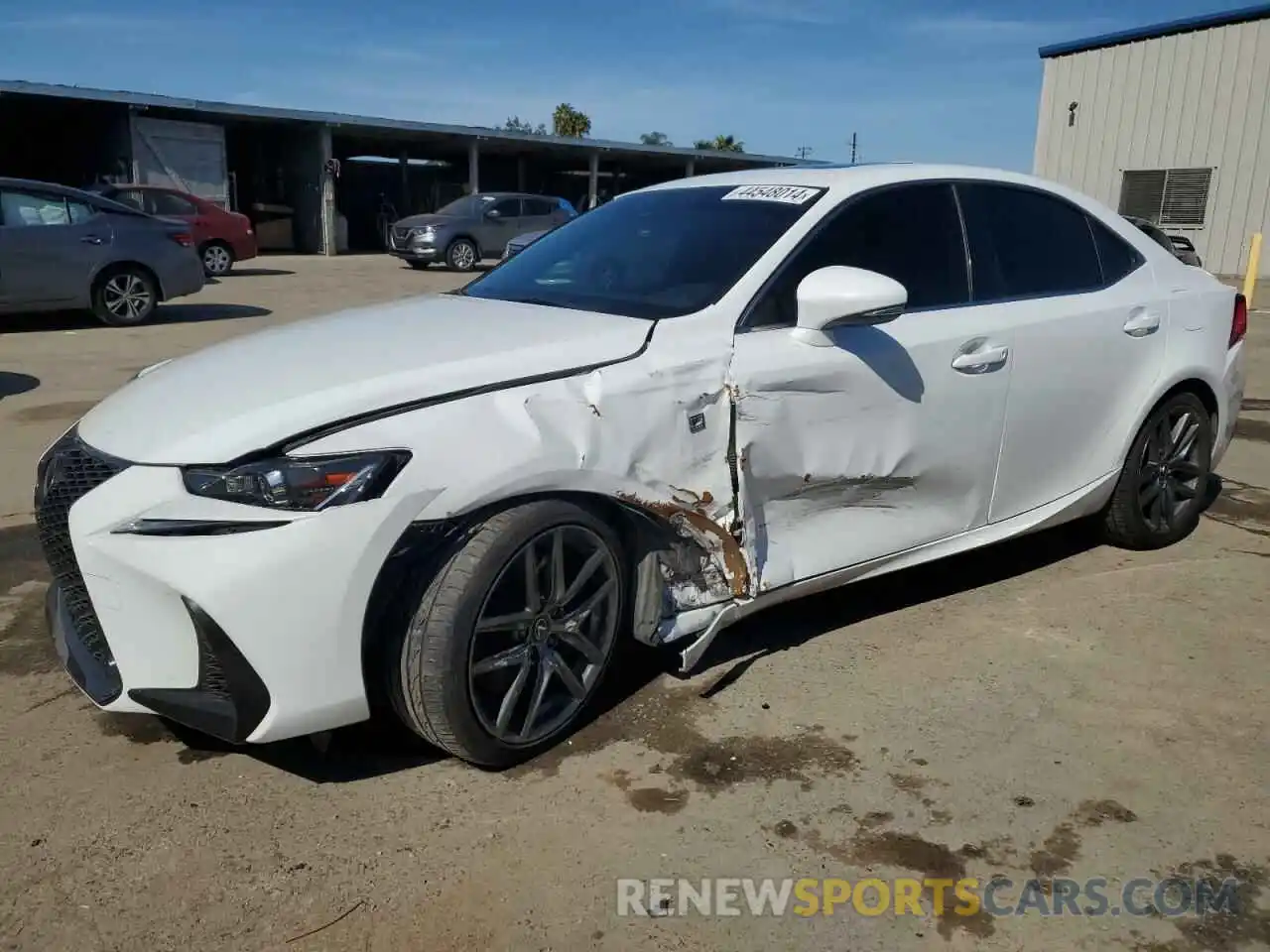 1 Photograph of a damaged car JTHGZ1B21L5035516 LEXUS IS 2020