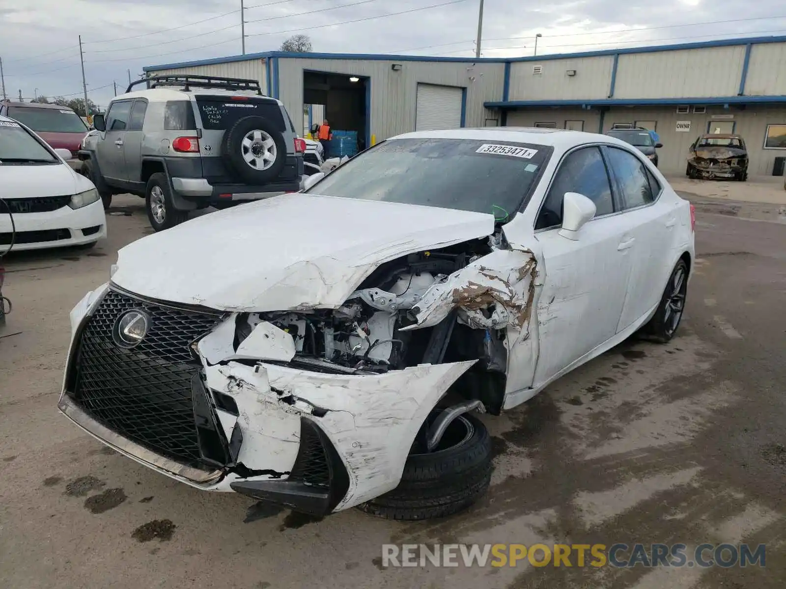 2 Photograph of a damaged car JTHGZ1B21L5036195 LEXUS IS 2020