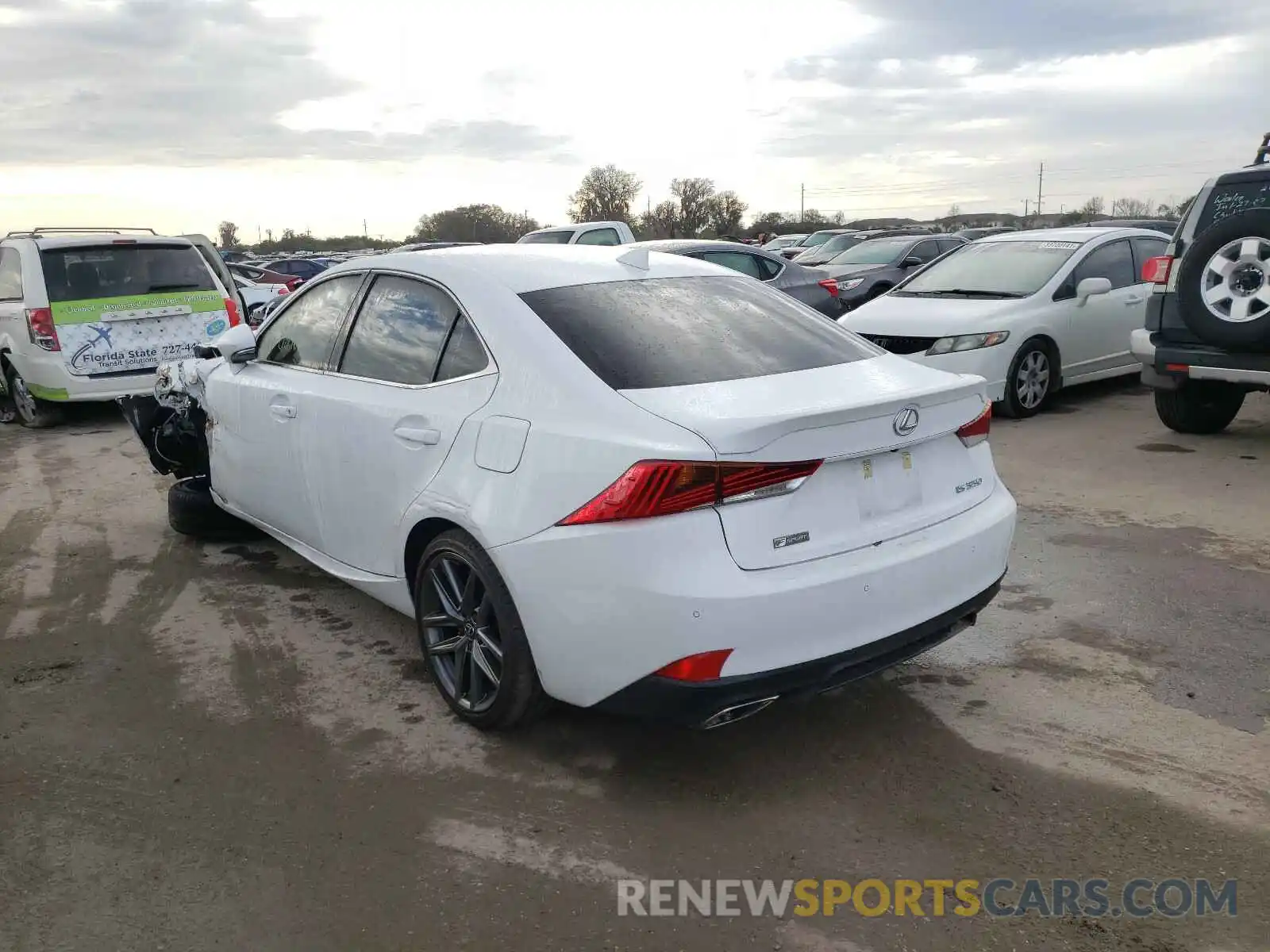 3 Photograph of a damaged car JTHGZ1B21L5036195 LEXUS IS 2020