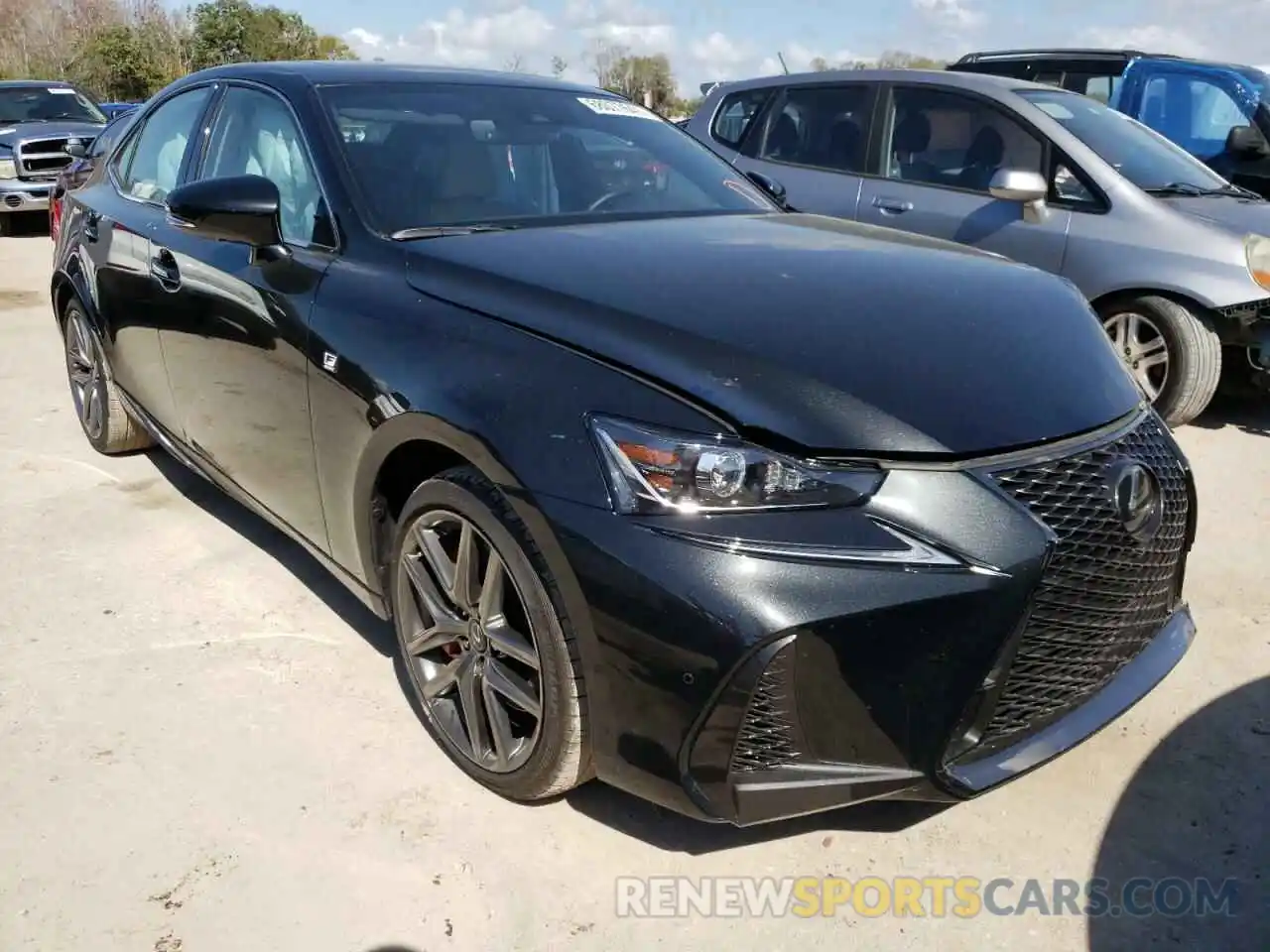 1 Photograph of a damaged car JTHGZ1B21L5036469 LEXUS IS 2020