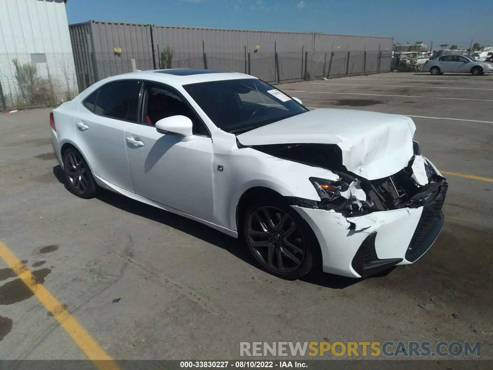 1 Photograph of a damaged car JTHGZ1B21L5037041 LEXUS IS 2020