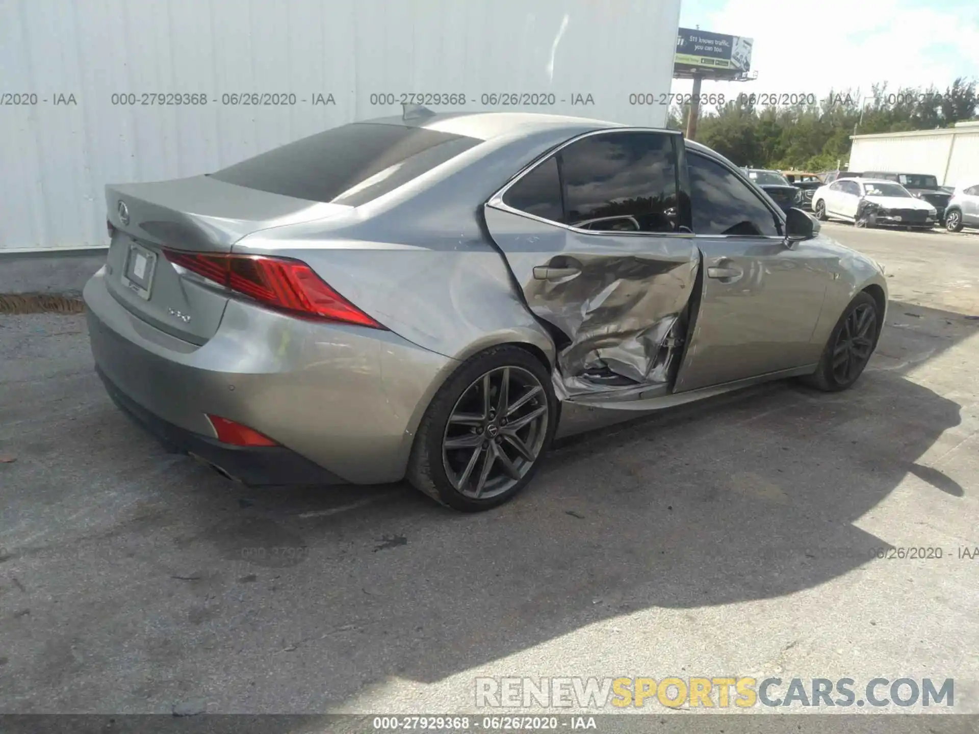 4 Photograph of a damaged car JTHGZ1B23L5035887 LEXUS IS 2020