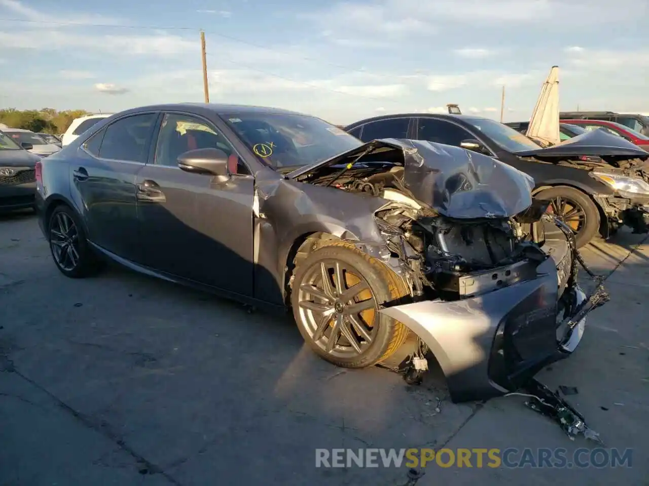 4 Photograph of a damaged car JTHGZ1B23L5036361 LEXUS IS 2020