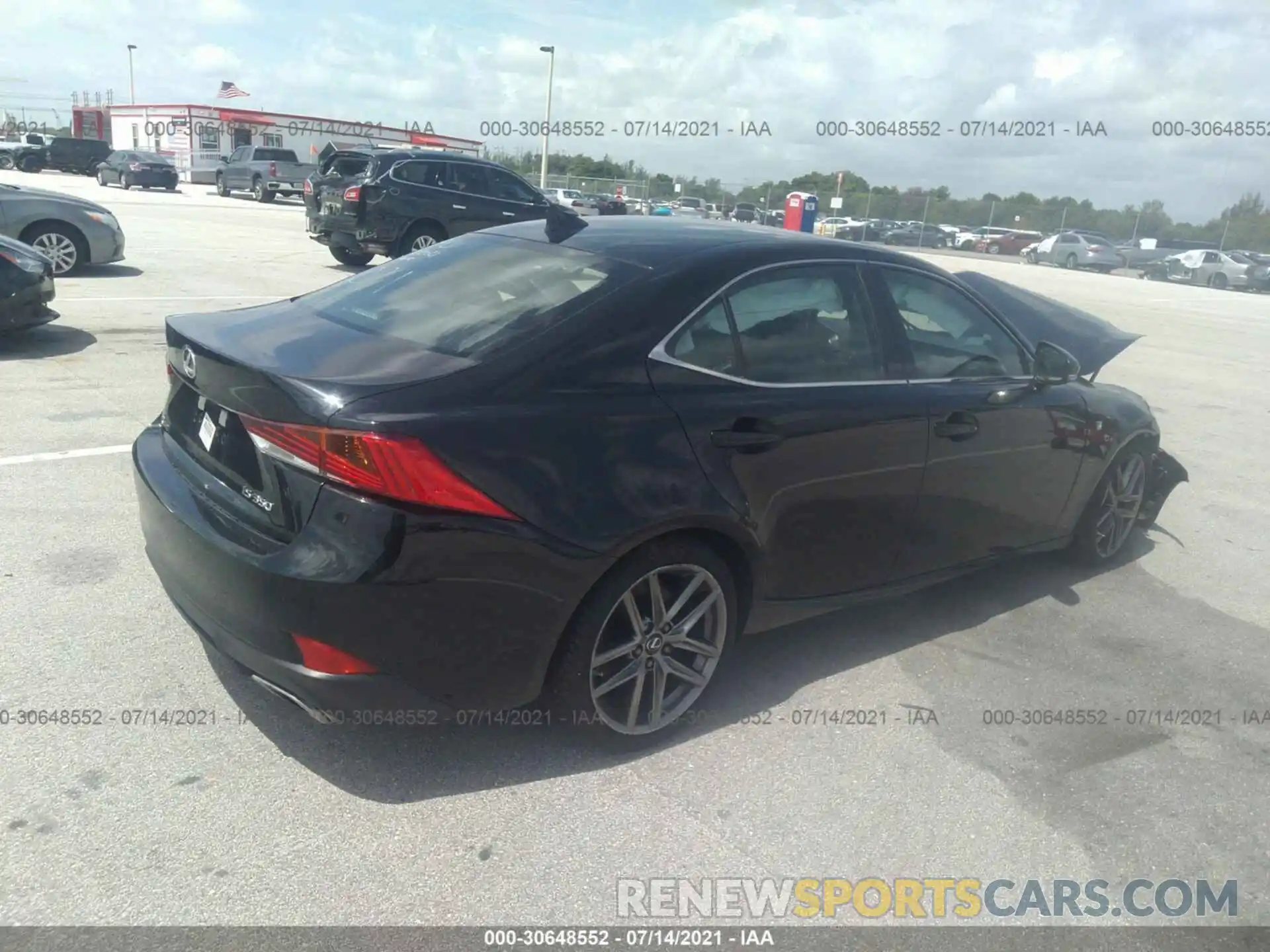 4 Photograph of a damaged car JTHGZ1B23L5037011 LEXUS IS 2020