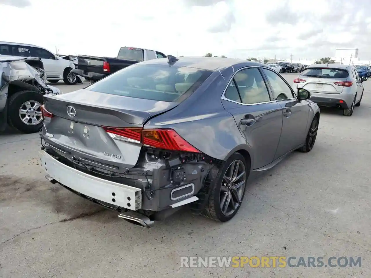 4 Photograph of a damaged car JTHGZ1B24L5036756 LEXUS IS 2020