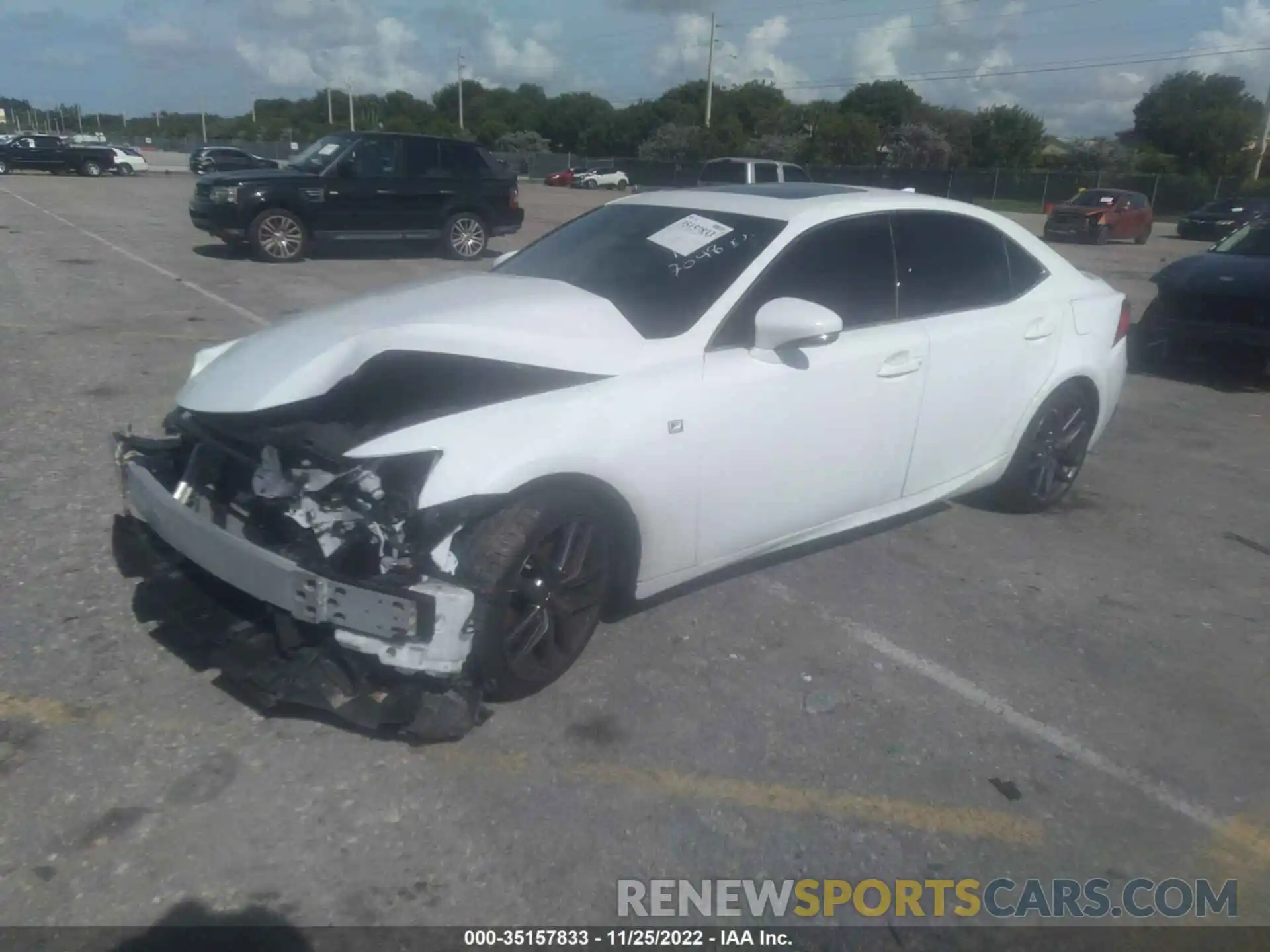 2 Photograph of a damaged car JTHGZ1B24L5037048 LEXUS IS 2020