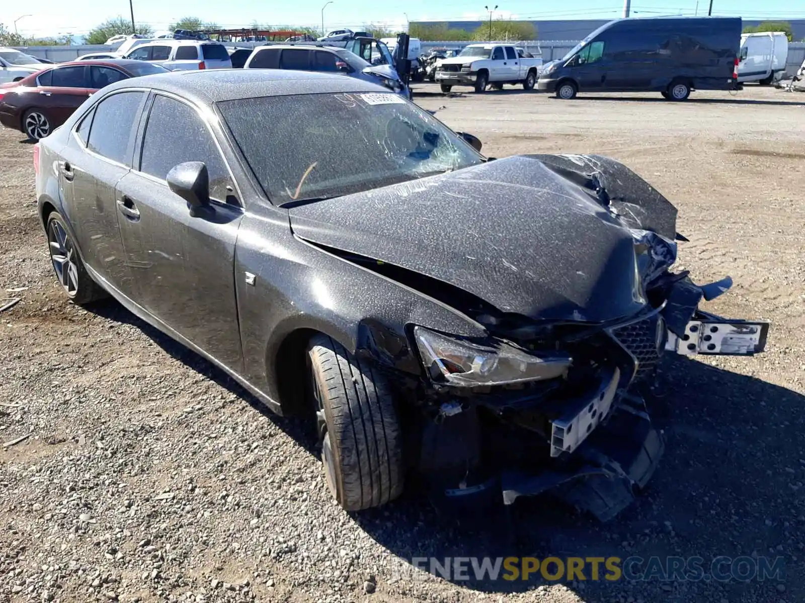 1 Photograph of a damaged car JTHGZ1B27L5036184 LEXUS IS 2020