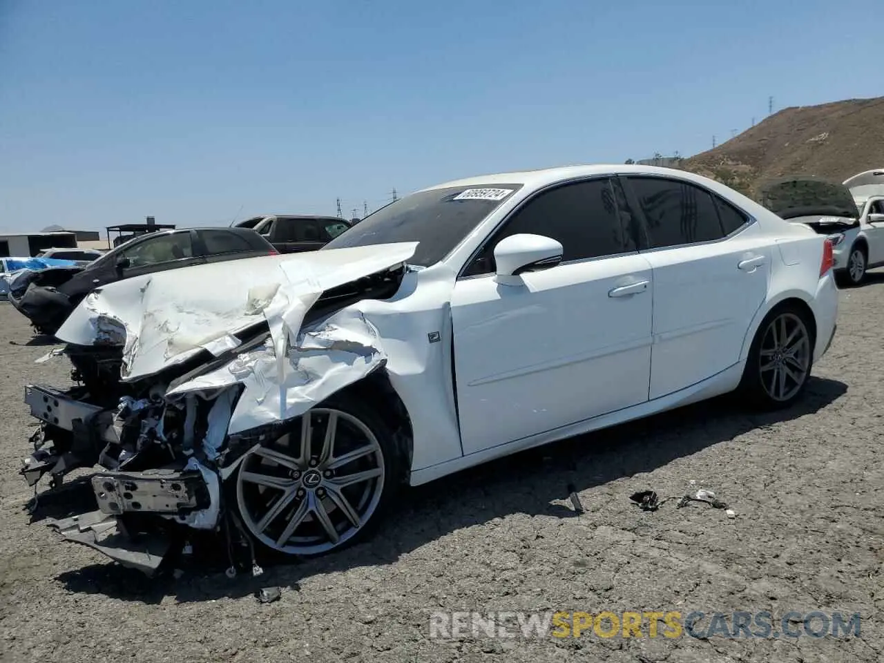 1 Photograph of a damaged car JTHGZ1B27L5037044 LEXUS IS 2020