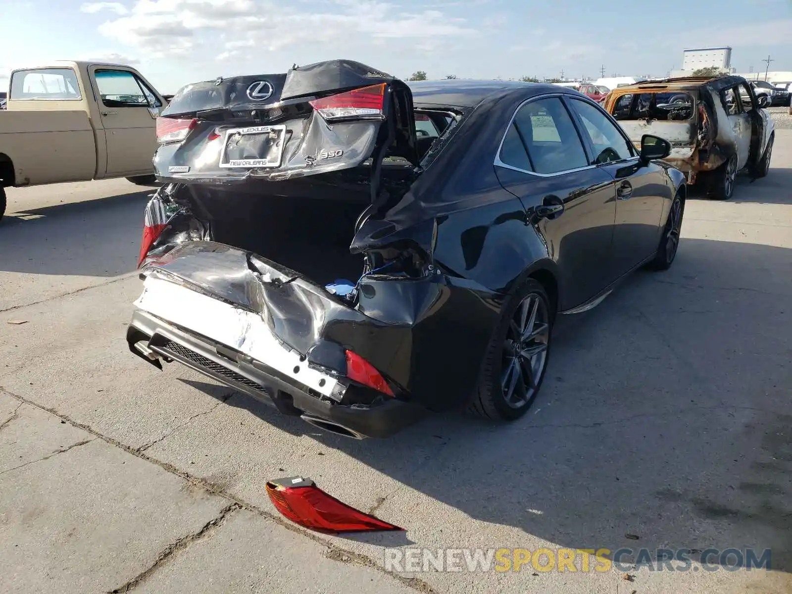 4 Photograph of a damaged car JTHGZ1B28L5035948 LEXUS IS 2020