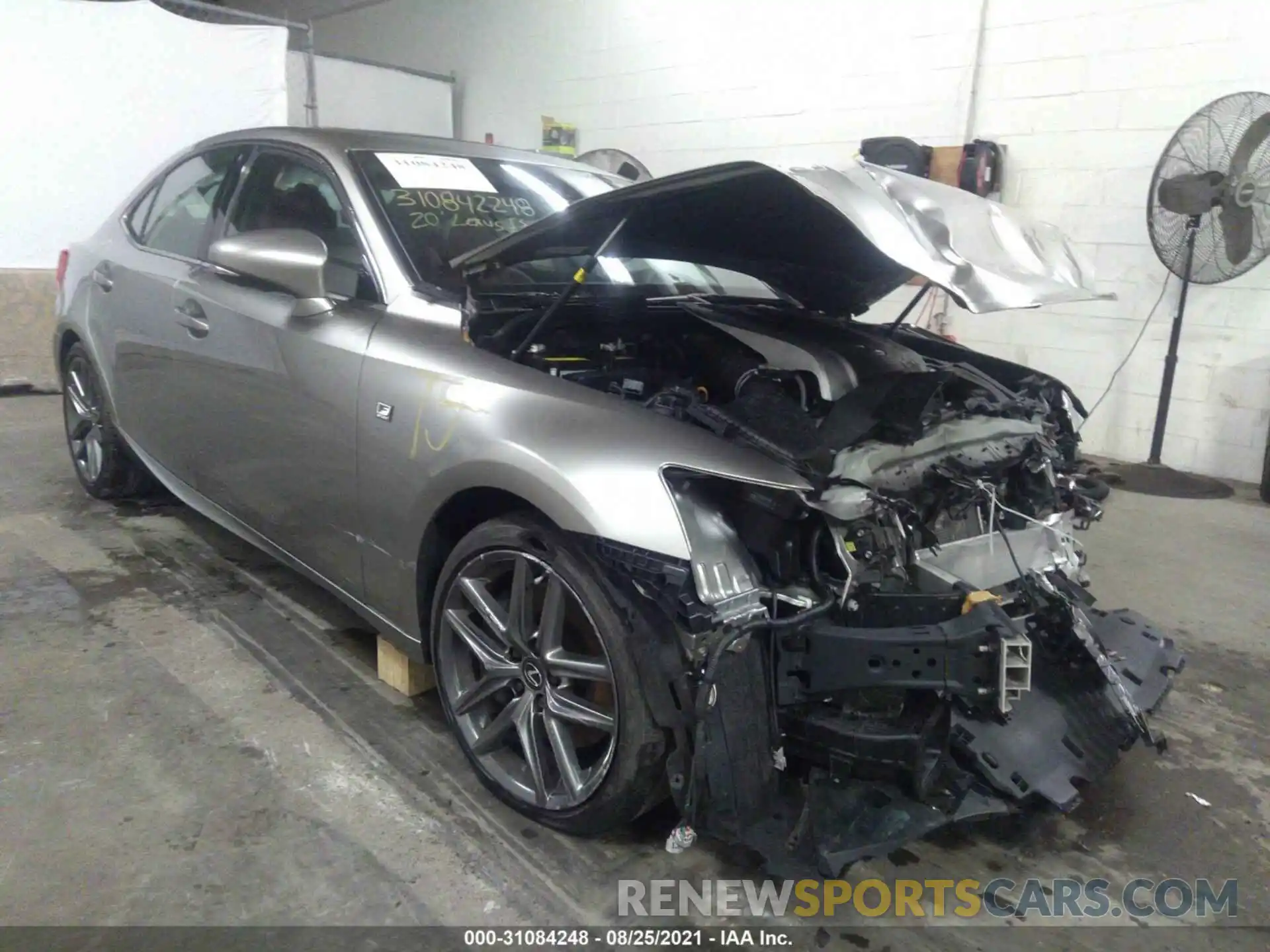 1 Photograph of a damaged car JTHGZ1E22L5018154 LEXUS IS 2020