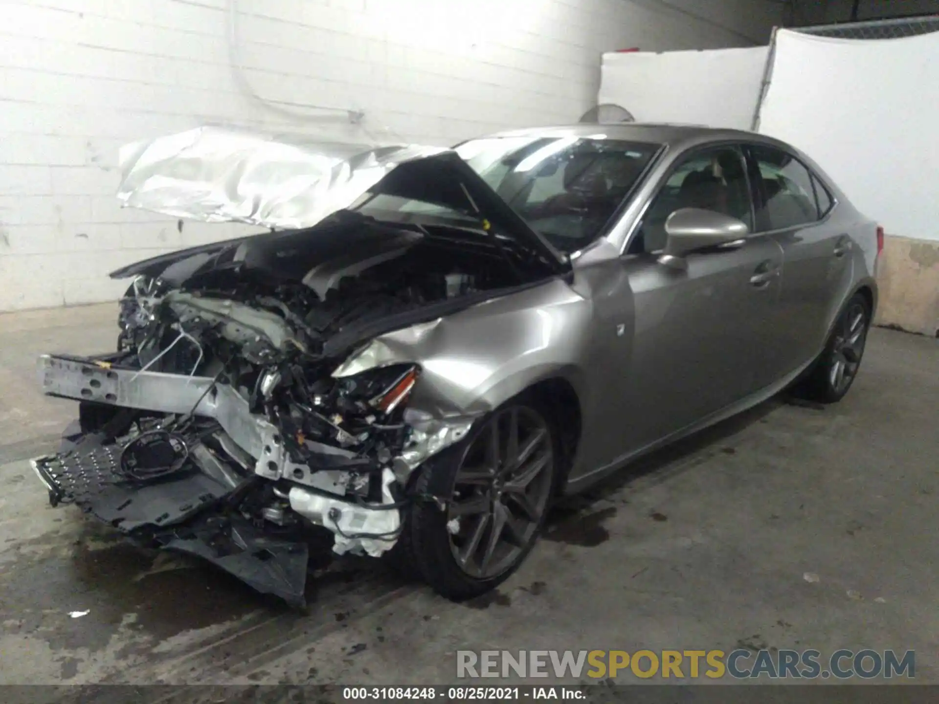 2 Photograph of a damaged car JTHGZ1E22L5018154 LEXUS IS 2020