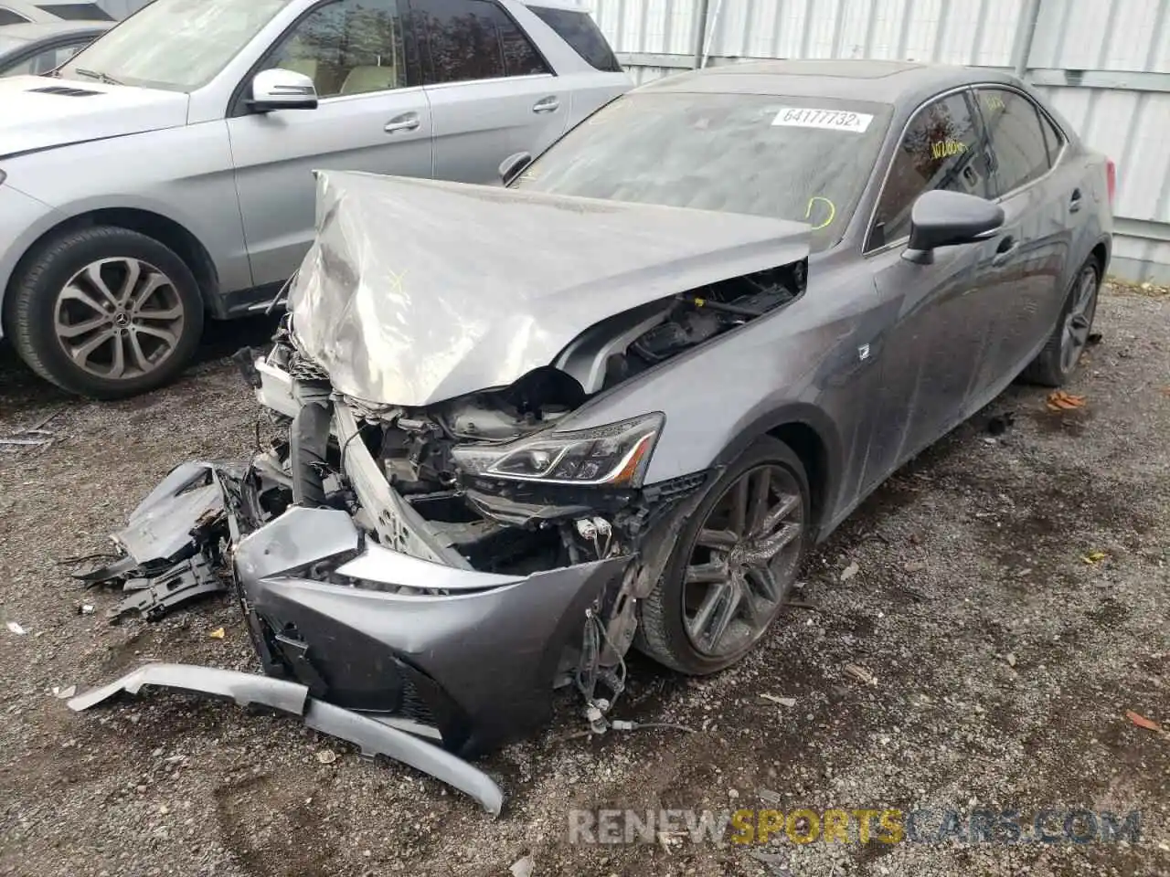 2 Photograph of a damaged car JTHGZ1E25L5017645 LEXUS IS 2020