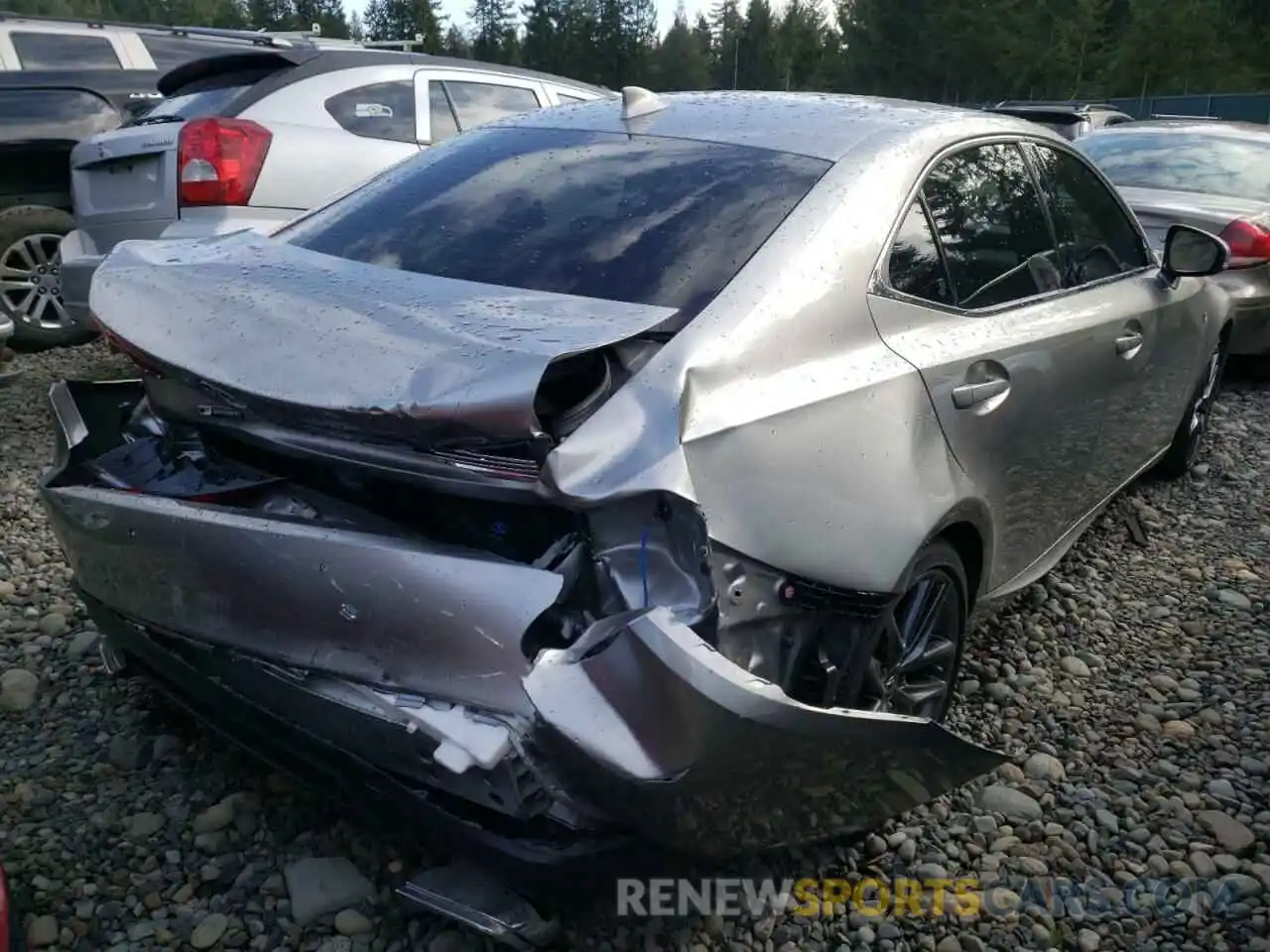 4 Photograph of a damaged car JTHGZ1E26L5017265 LEXUS IS 2020