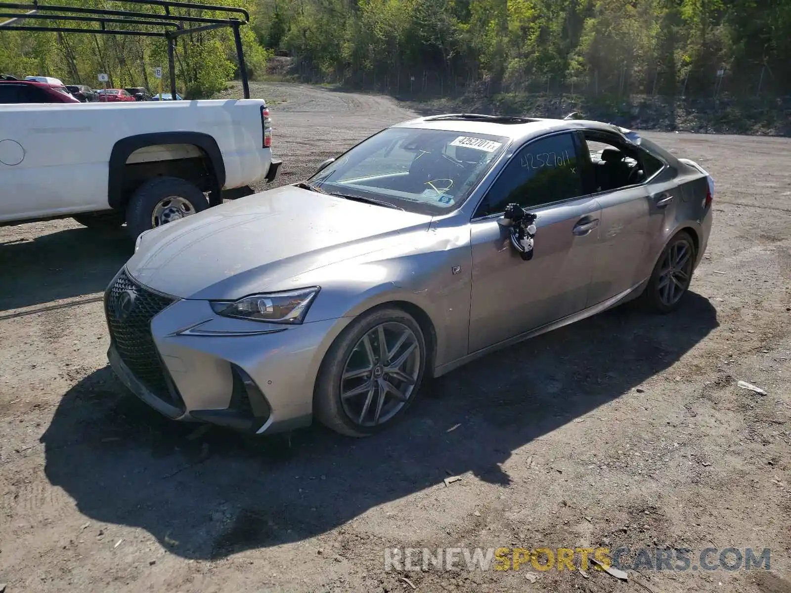 2 Photograph of a damaged car JTHGZ1E26L5017931 LEXUS IS 2020