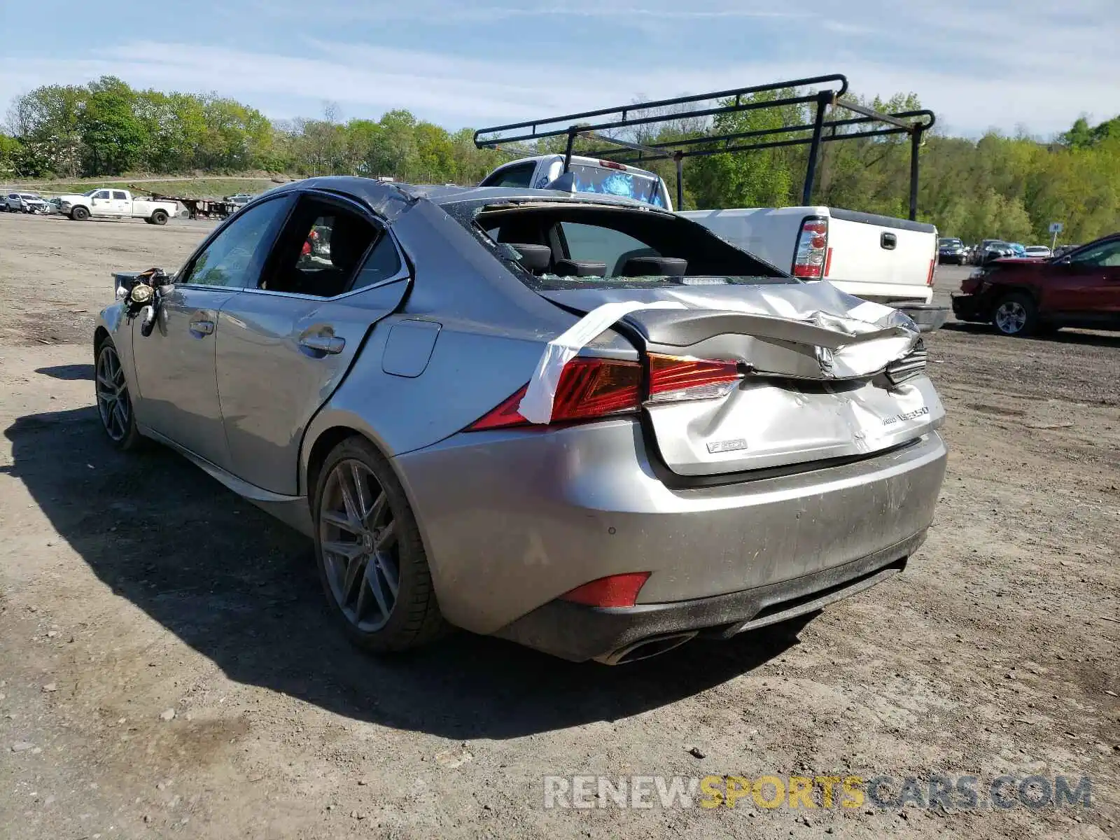 3 Photograph of a damaged car JTHGZ1E26L5017931 LEXUS IS 2020