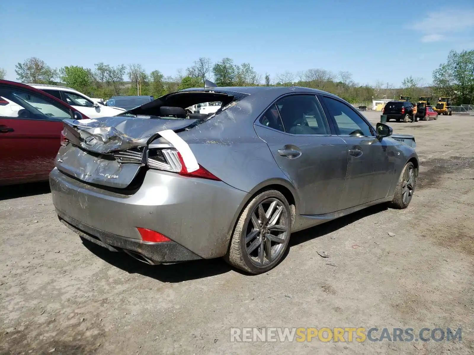 4 Photograph of a damaged car JTHGZ1E26L5017931 LEXUS IS 2020