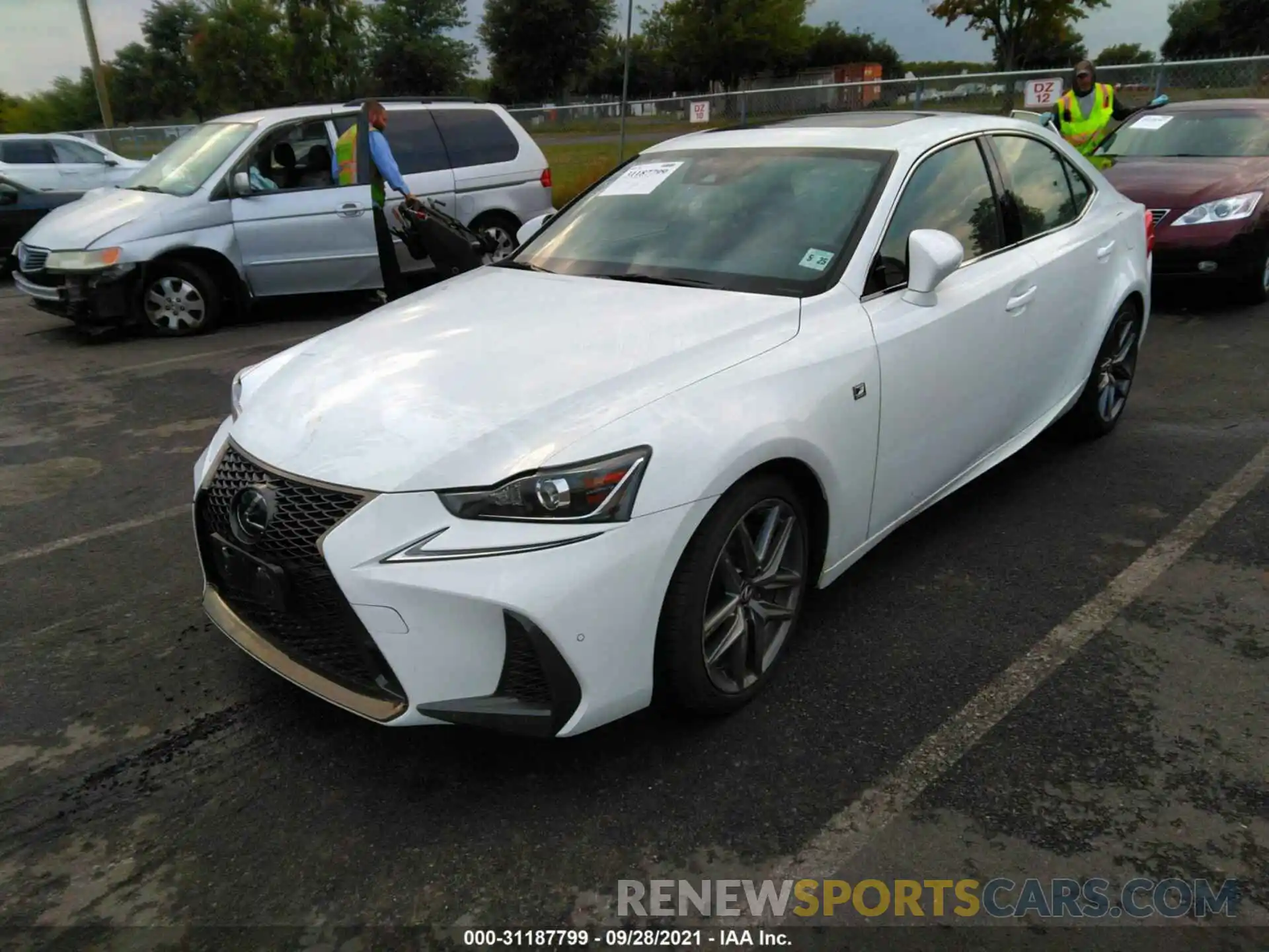 2 Photograph of a damaged car JTHGZ1E29L5017907 LEXUS IS 2020