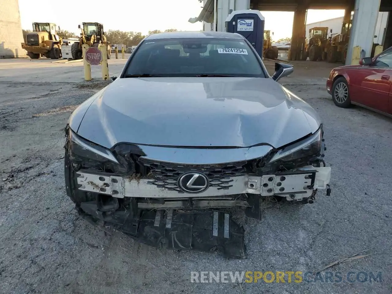 5 Photograph of a damaged car JTHAA1D20M5112601 LEXUS IS 2021