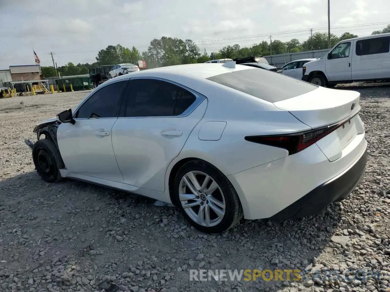 2 Photograph of a damaged car JTHAA1D20M5116163 LEXUS IS 2021