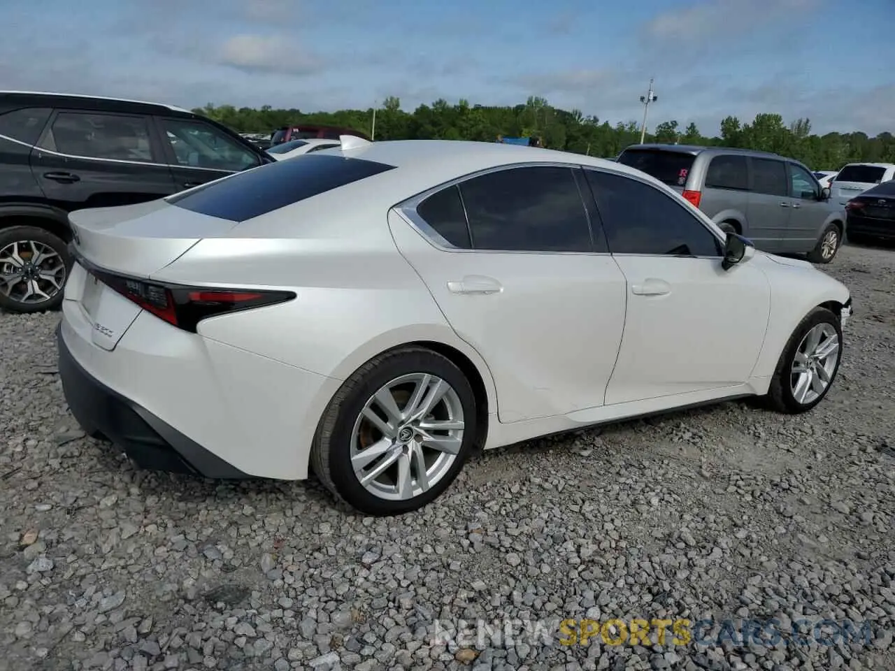 3 Photograph of a damaged car JTHAA1D20M5116163 LEXUS IS 2021