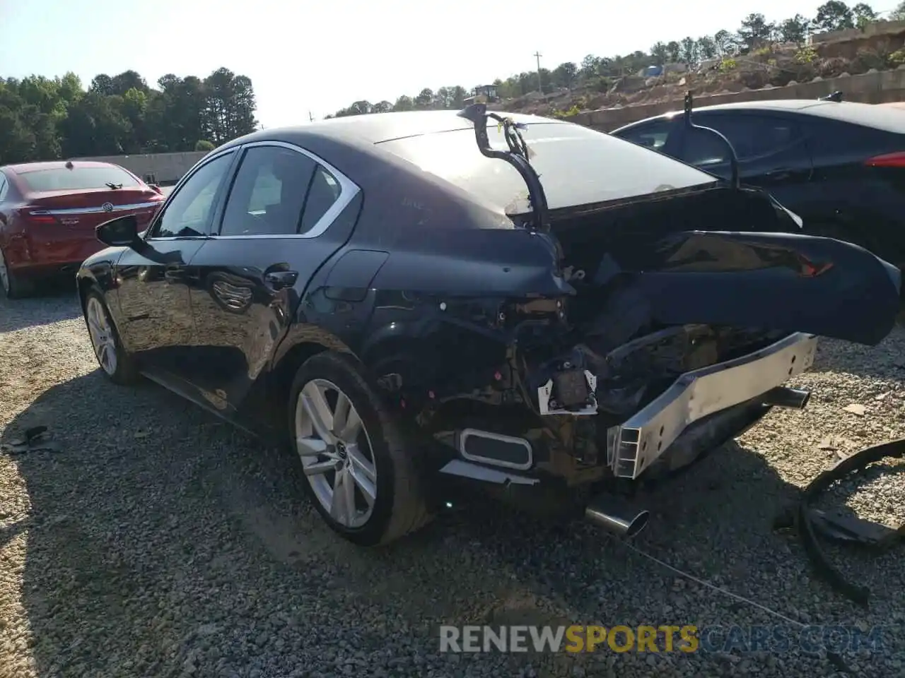 3 Photograph of a damaged car JTHAA1D20M5117264 LEXUS IS 2021