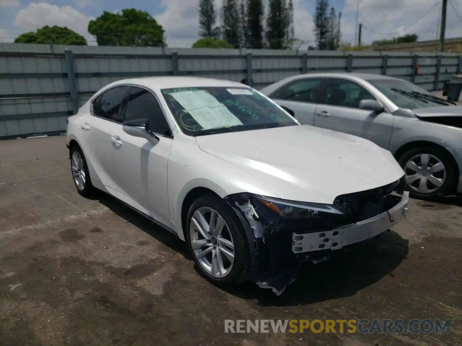 1 Photograph of a damaged car JTHAA1D21M5112767 LEXUS IS 2021