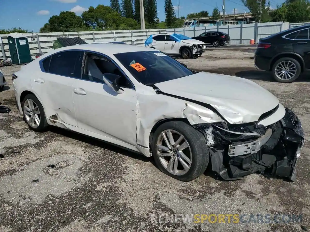 4 Photograph of a damaged car JTHAA1D21M5113885 LEXUS IS 2021