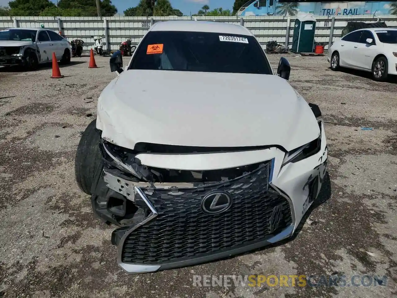 5 Photograph of a damaged car JTHAA1D21M5113885 LEXUS IS 2021