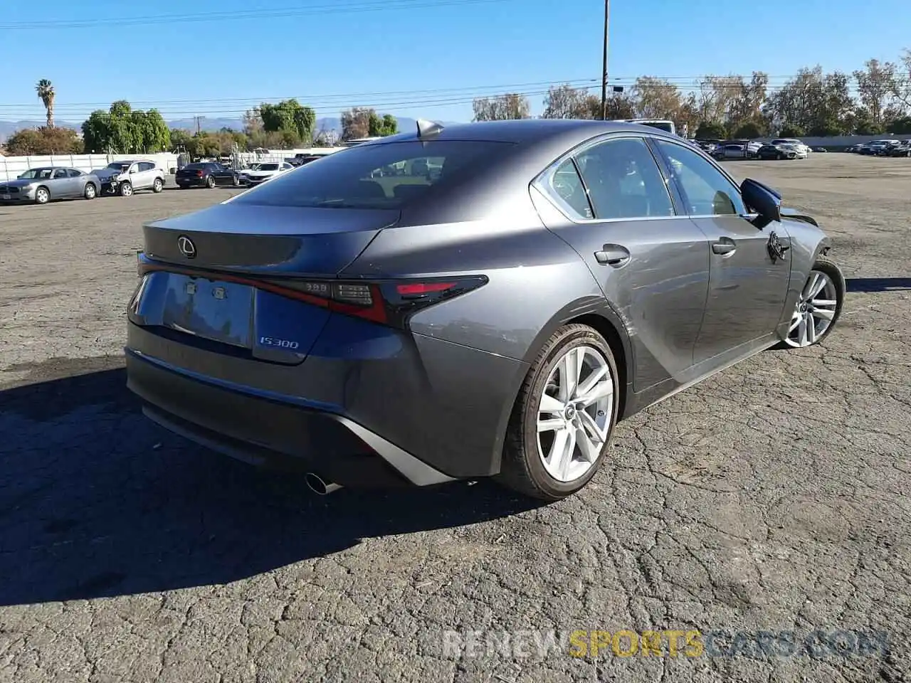 4 Photograph of a damaged car JTHAA1D23M5111166 LEXUS IS 2021