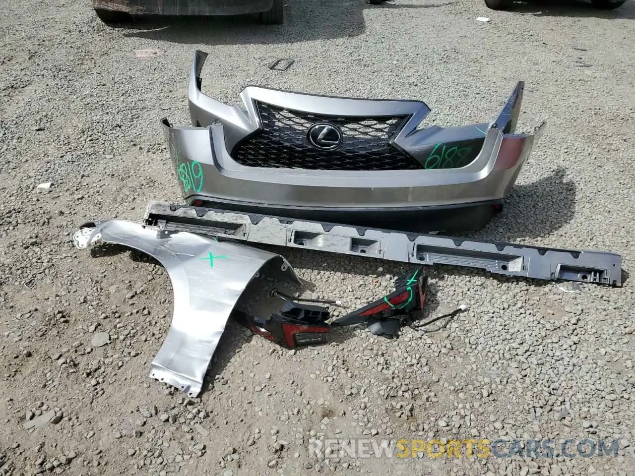 12 Photograph of a damaged car JTHAA1D23M5112947 LEXUS IS 2021