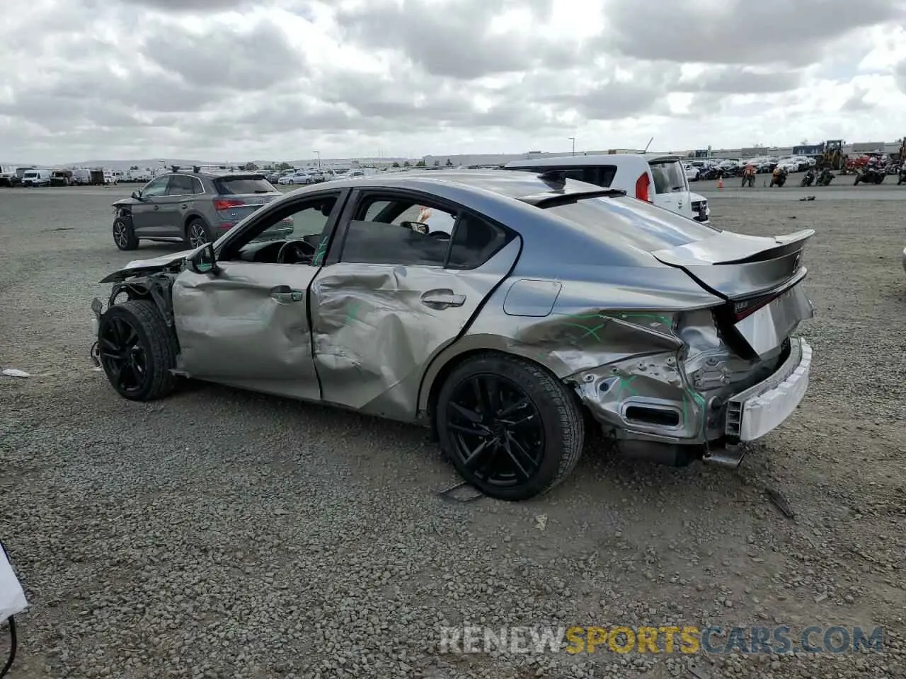 2 Photograph of a damaged car JTHAA1D23M5112947 LEXUS IS 2021