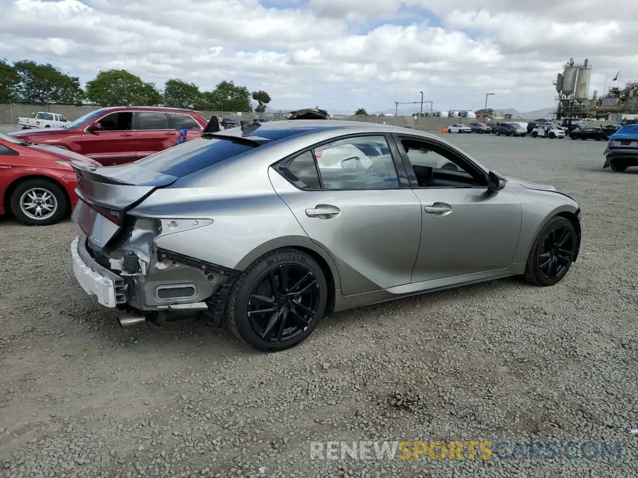 3 Photograph of a damaged car JTHAA1D23M5112947 LEXUS IS 2021