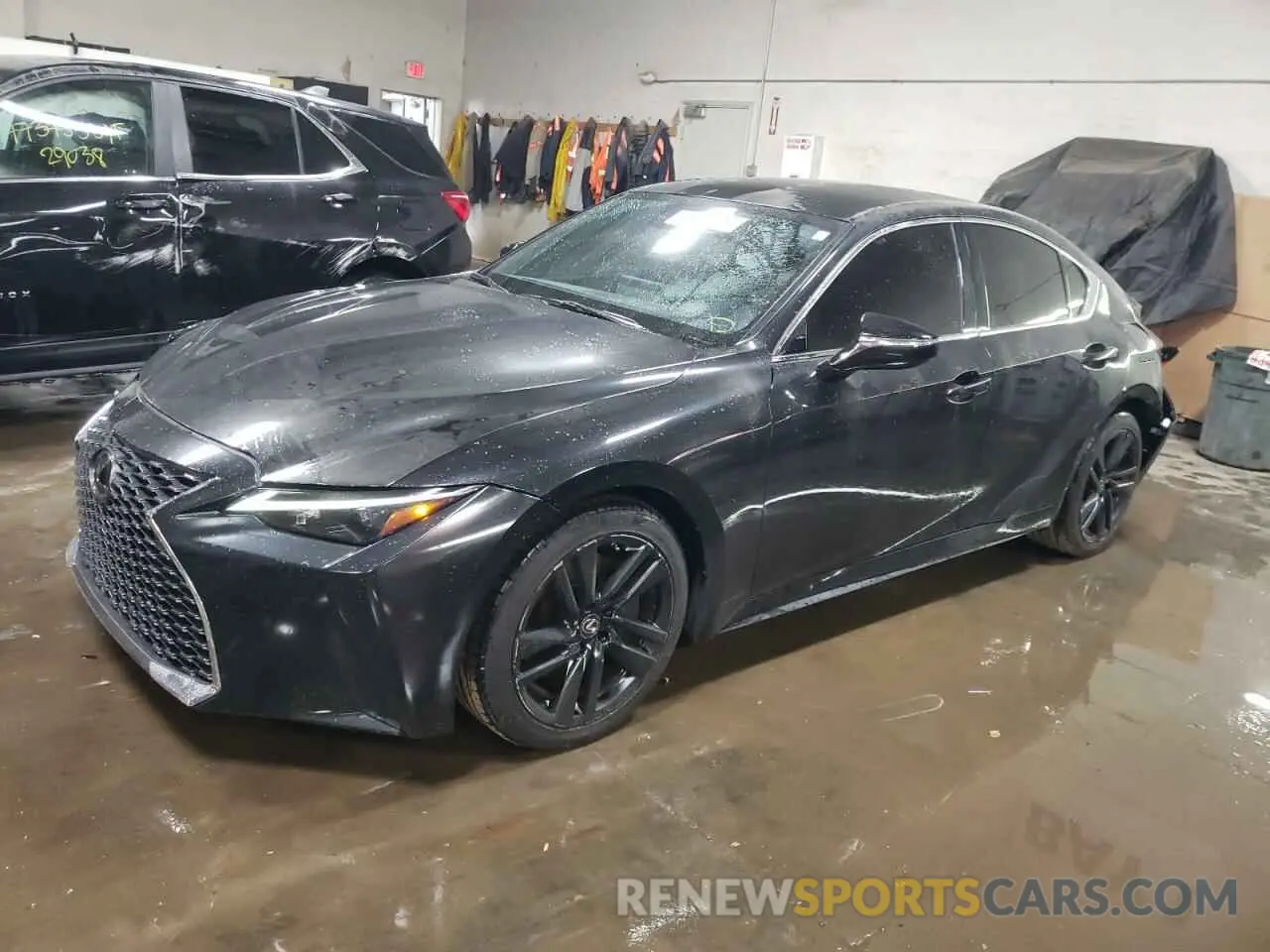 1 Photograph of a damaged car JTHAA1D24M5112987 LEXUS IS 2021