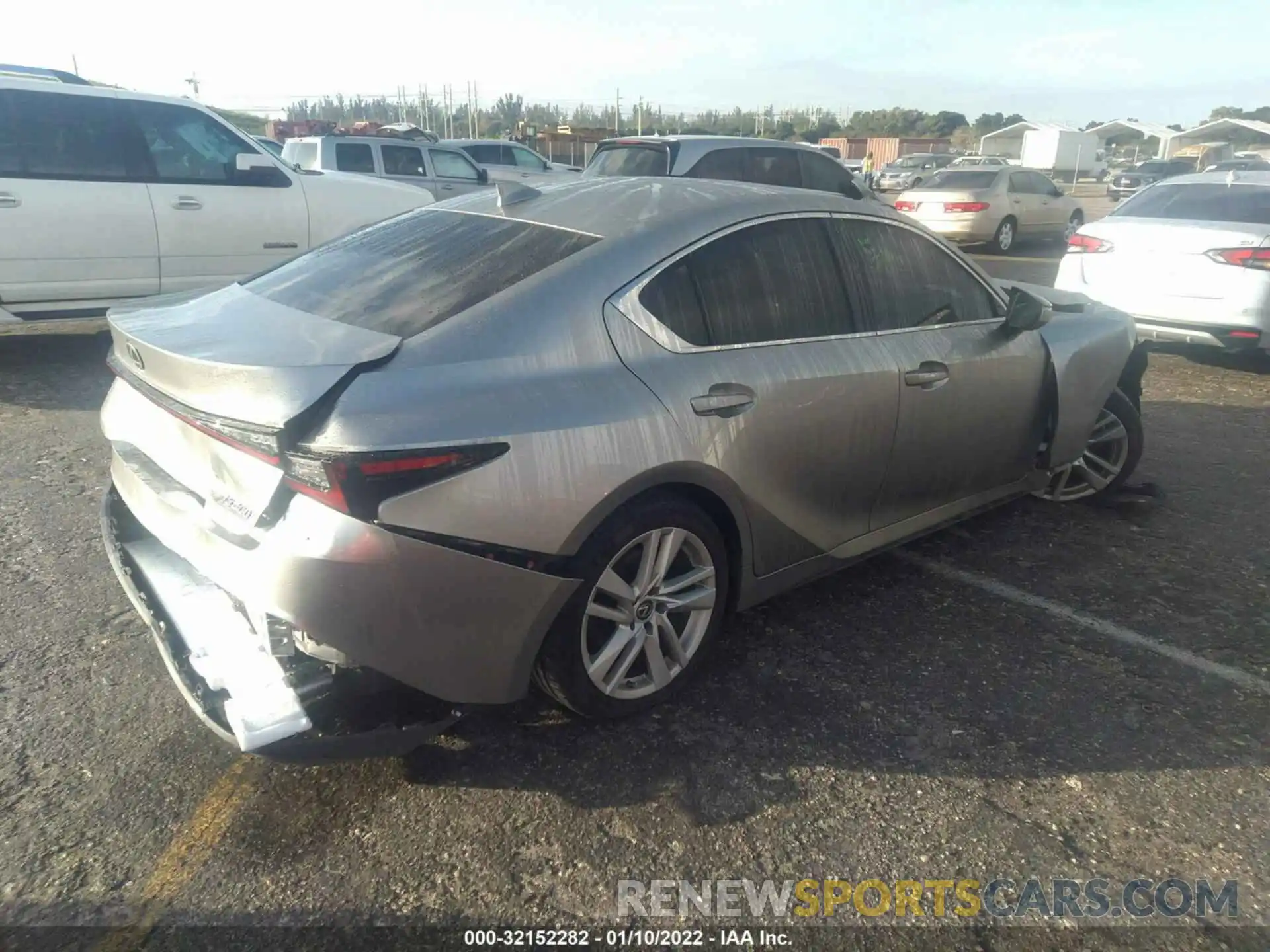 3 Photograph of a damaged car JTHAA1D25M5109239 LEXUS IS 2021