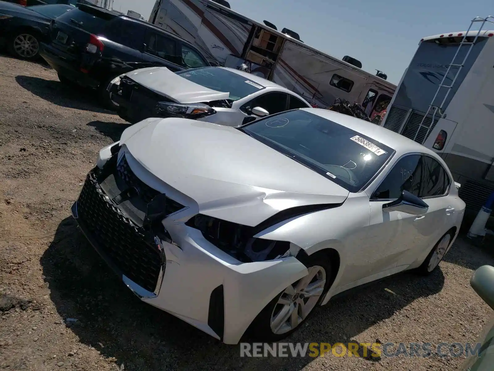 2 Photograph of a damaged car JTHAA1D25M5114151 LEXUS IS 2021