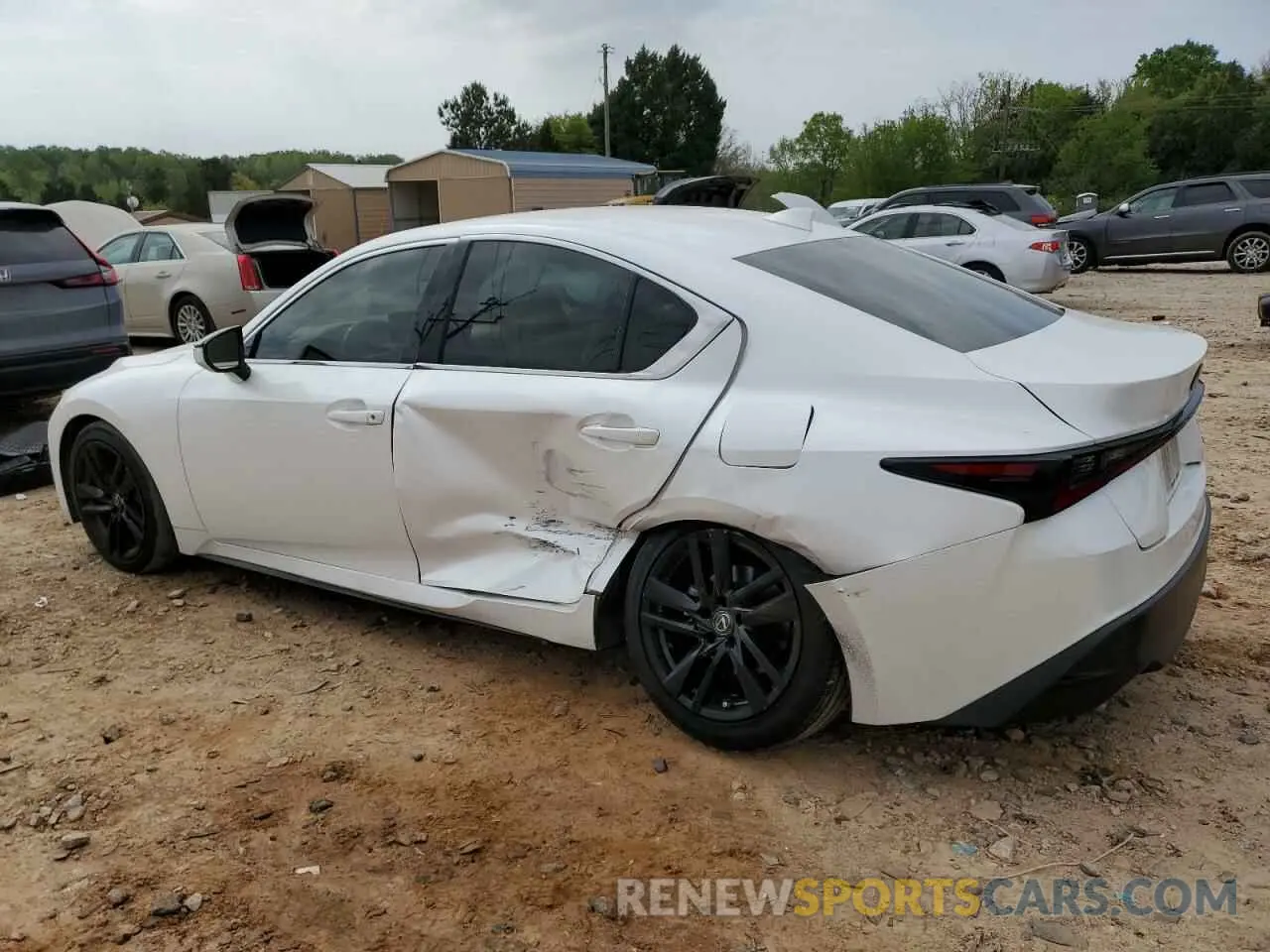 2 Photograph of a damaged car JTHAA1D25M5116367 LEXUS IS 2021