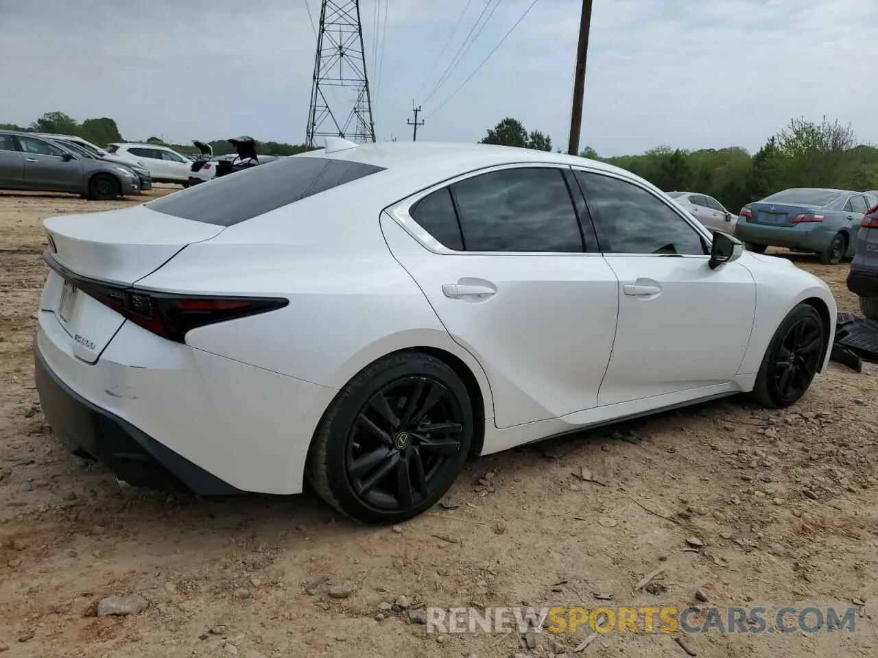 3 Photograph of a damaged car JTHAA1D25M5116367 LEXUS IS 2021
