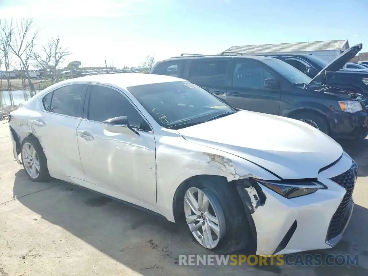 4 Photograph of a damaged car JTHAA1D26M5109590 LEXUS IS 2021